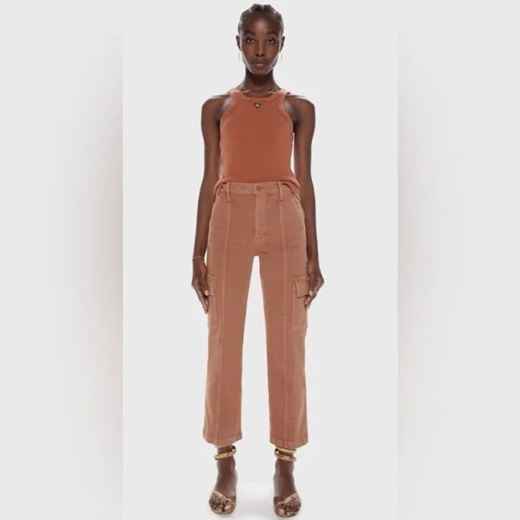 Mother The Rambler Cargo Ankle denim - Picture 1 of 5